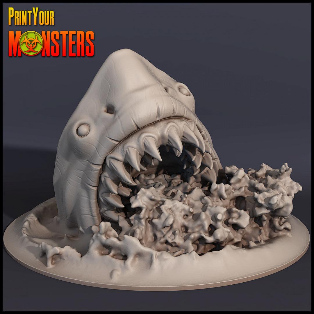 3D Printed Print your Monster Shark 28 32mm D&D - 3D Printing Boss