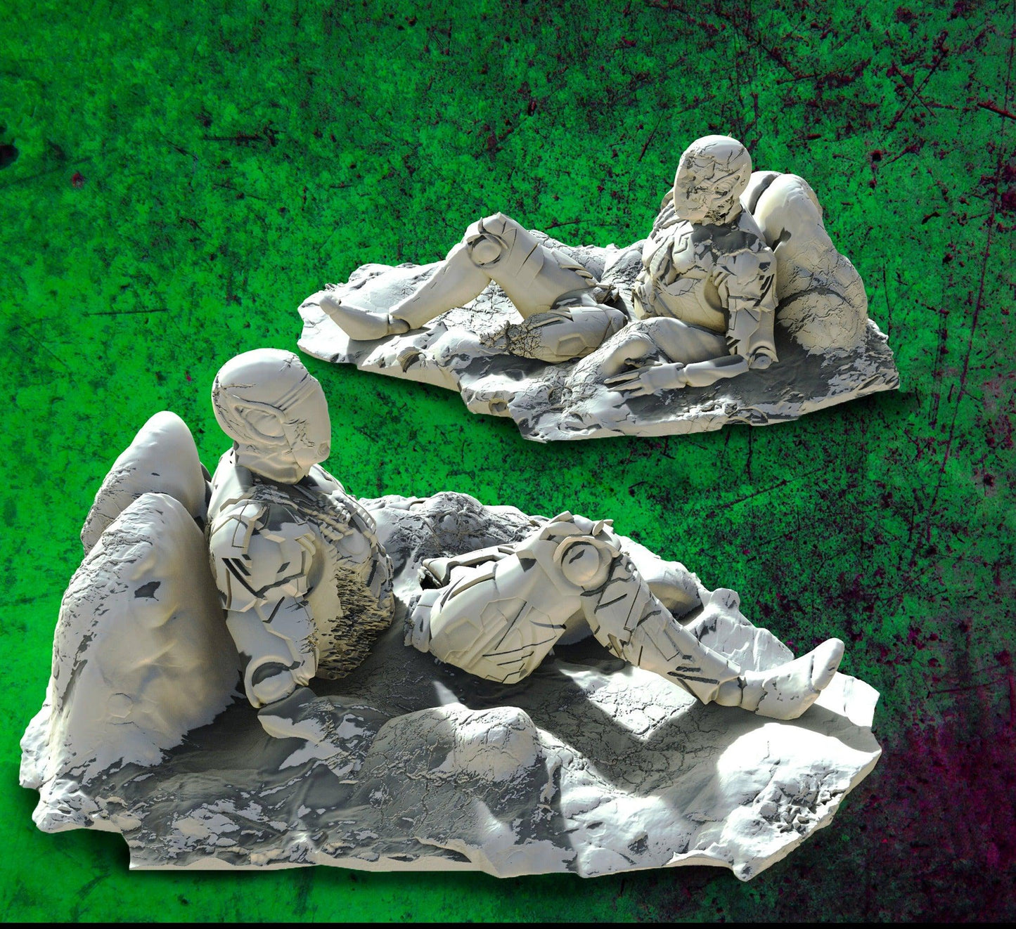 3D Printed SAWANT3D Dying Space Elf 28 32mm D&D - 3D Printing Boss