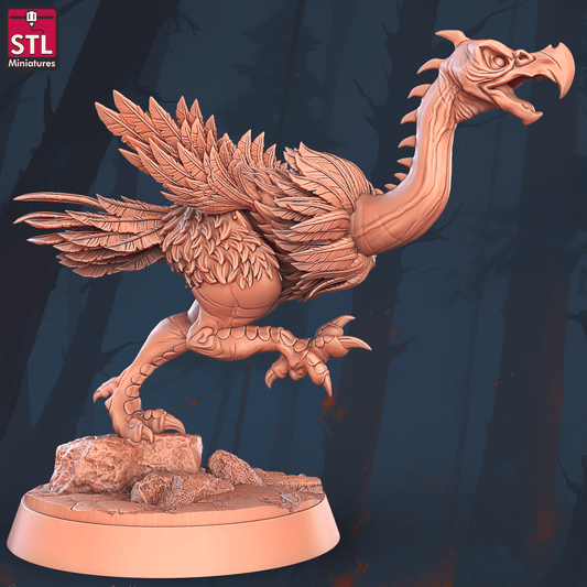 3D Printed STL Miniatures Acrisbird Set 28 - 32mm War Gaming D&D - 3D Printing Boss