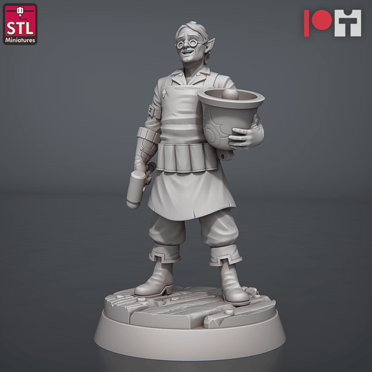 3D Printed STL Miniatures Bell Makers Set 28 - 32mm War Gaming D&D - 3D Printing Boss
