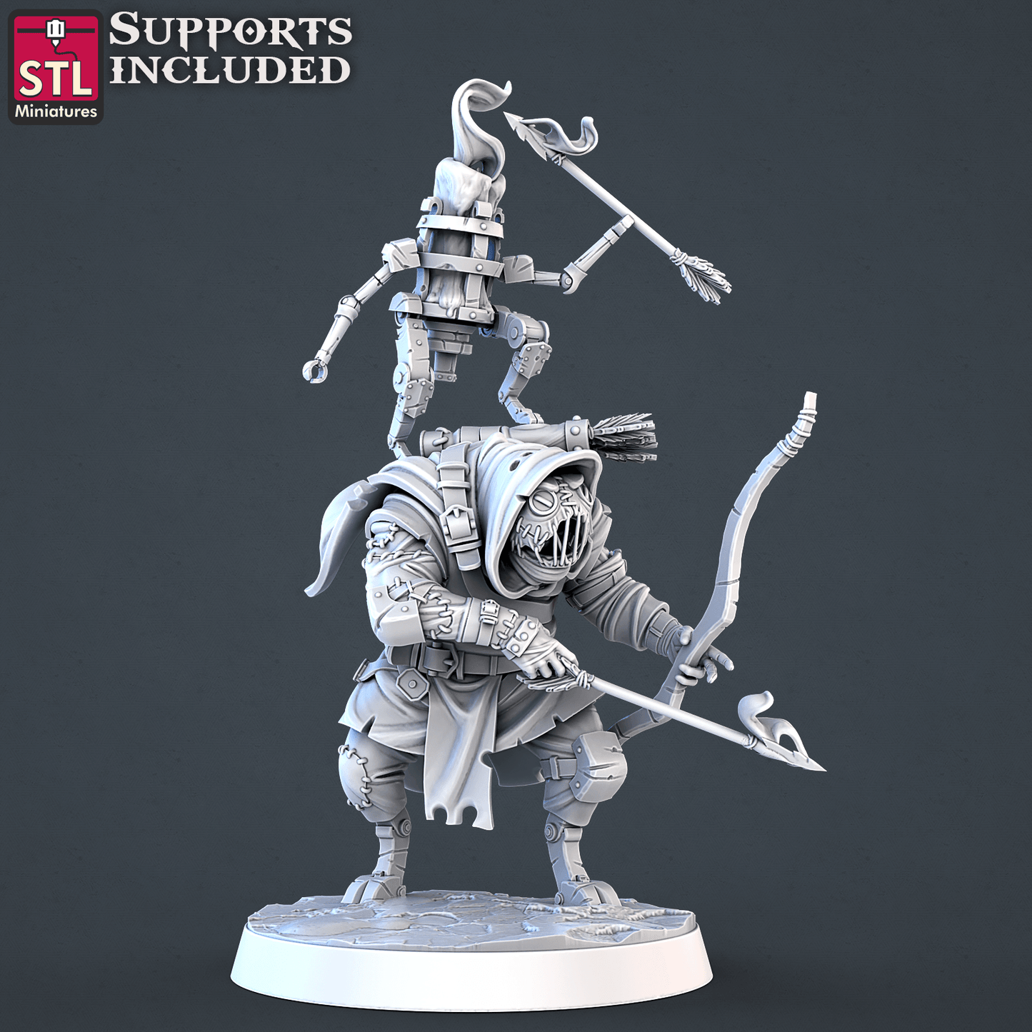3D Printed STL Miniatures Constructor Set | 28 - 32mm War Gaming D&D - 3D Printing Boss