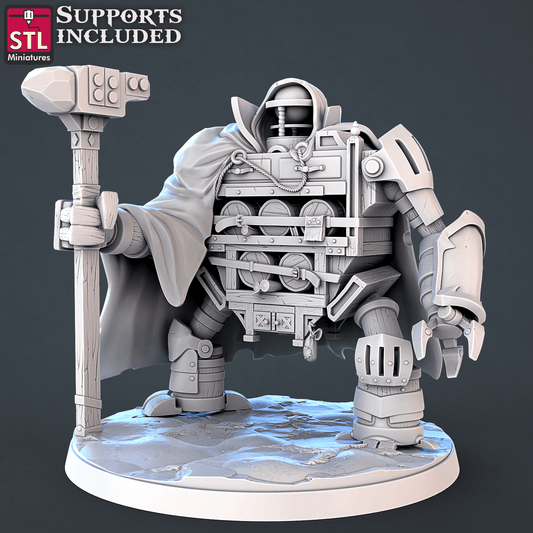 3D Printed STL Miniatures Constructor Set | 28 - 32mm War Gaming D&D - 3D Printing Boss