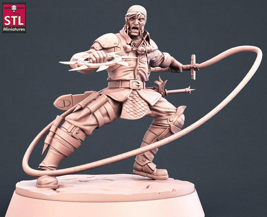 3D Printed STL Miniatures Vampire Hunters Set 28 - 32mm War Gaming D&D - 3D Printing Boss