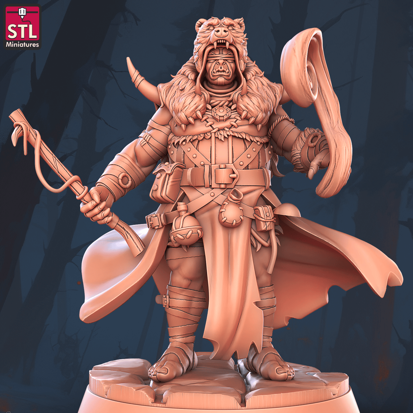 3D Printed STL Miniatures Witches Council Set 28 - 32mm War Gaming D&D - 3D Printing Boss
