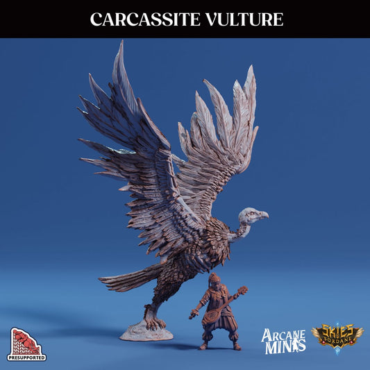 3D Printed Sordane Publishing Arcane Minis Carcassite Vulture Cult of Umiera 28 32mm D&D - 3D Printing Boss