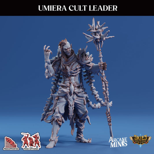 3D Printed Sordane Publishing Arcane Minis Cult Leader Umiera Cult of Umiera 28 32mm D&D - 3D Printing Boss