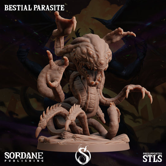 3D Printed Sordane Publishing Bestial Parasite Monster Mayhem II 28 32mm D&D - 3D Printing Boss