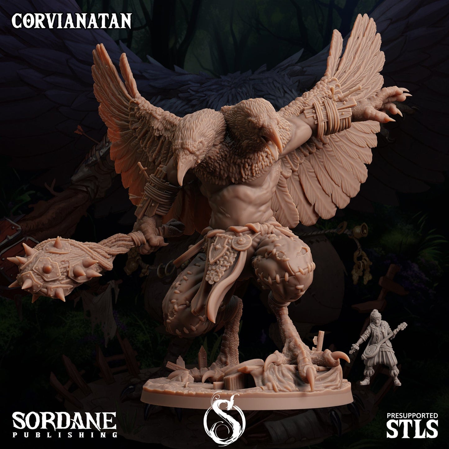 3D Printed Sordane Publishing Corvianatan Burrows Below 28 32mm D&D - 3D Printing Boss