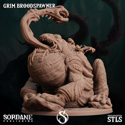 3D Printed Sordane Publishing Grim Broodspawner 28 32mm D&D - 3D Printing Boss