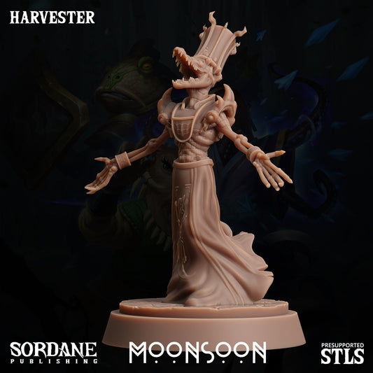 3D Printed Sordane Publishing Harvester Moonsoon 28 32mm D&D - 3D Printing Boss