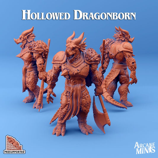 3D Printed Sordane Publishing Hollowed Ones 28 32mm D&D - 3D Printing Boss