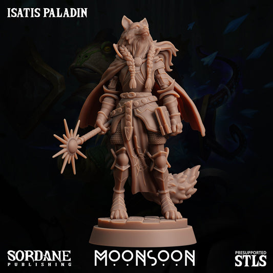 3D Printed Sordane Publishing Isatis Paladin 28 32mm D&D - 3D Printing Boss