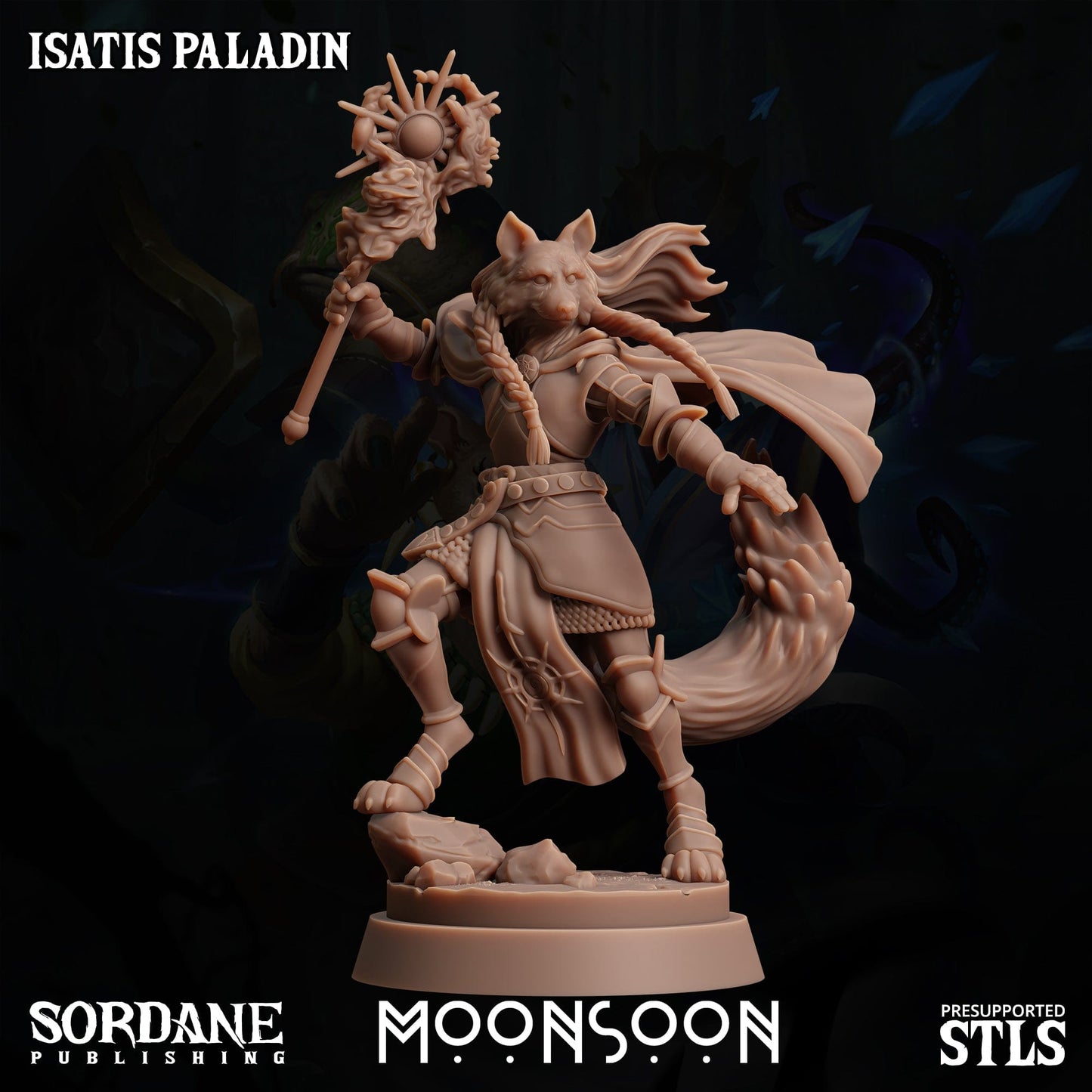 3D Printed Sordane Publishing Isatis Paladin 28 32mm D&D - 3D Printing Boss