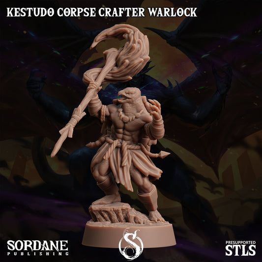 3D Printed Sordane Publishing Kestudo Corpse Crafter Warlock Monster Mayhem II 28 32mm D&D - 3D Printing Boss