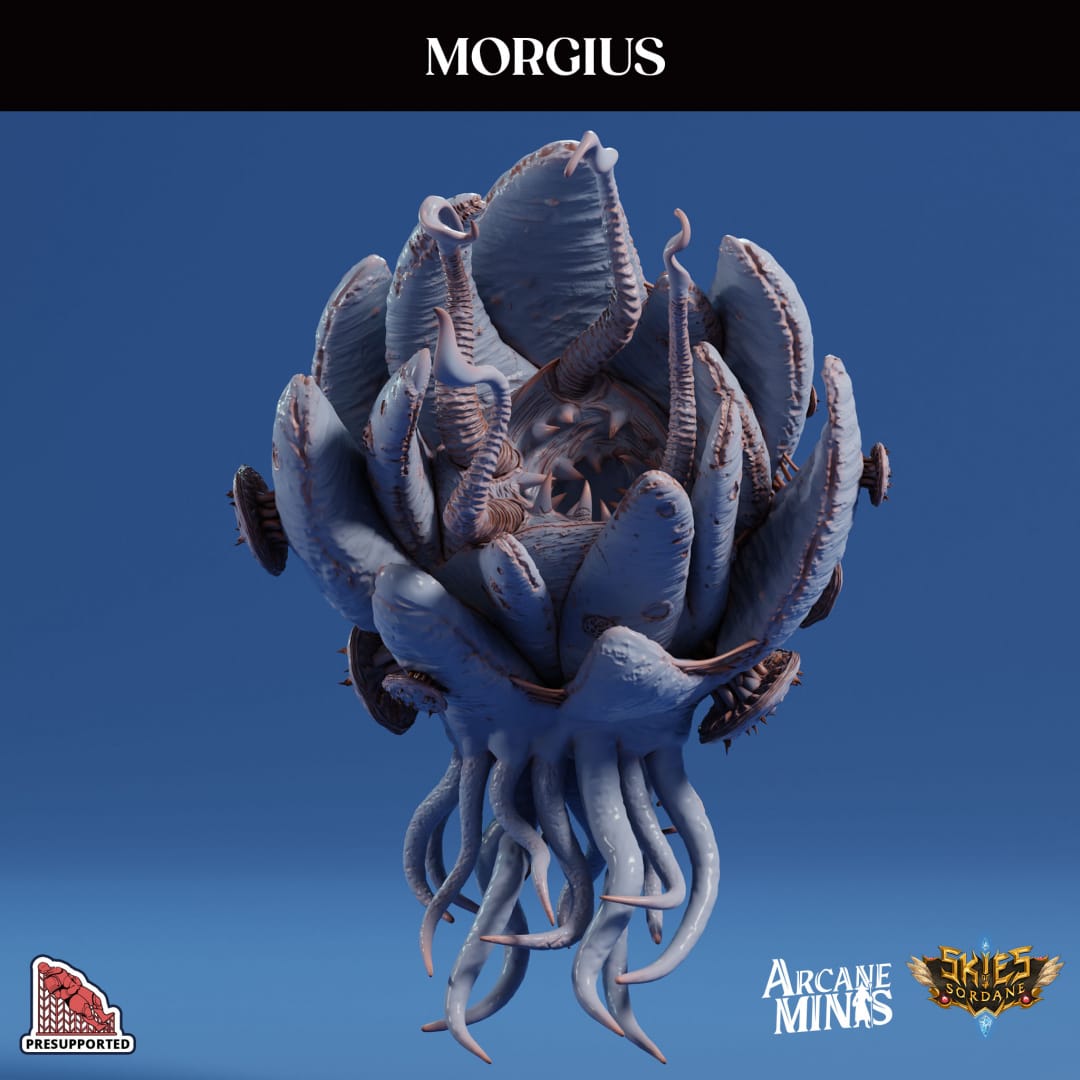 3D Printed Sordane Publishing Morgius 28 32mm D&D - 3D Printing Boss