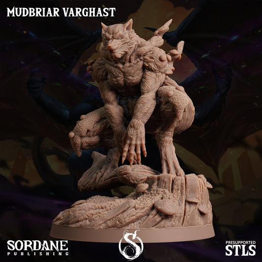 3D Printed Sordane Publishing Mudbriar Varghast Monster Mayhem II 28 32mm D&D - 3D Printing Boss