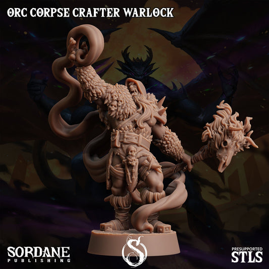 3D Printed Sordane Publishing Orc Corpse Crafter Warlock Monster Mayhem II 28 32mm D&D - 3D Printing Boss