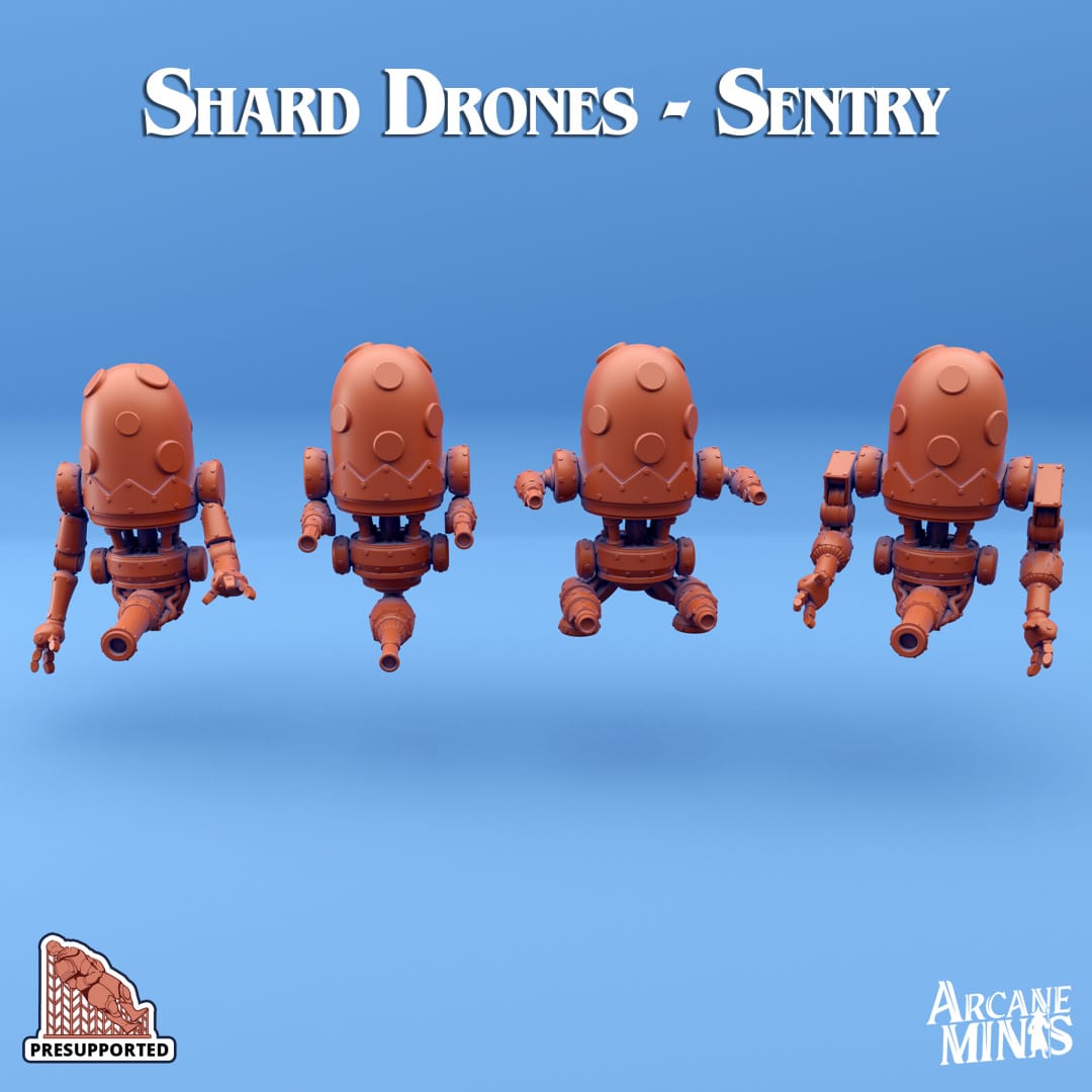 3D Printed Sordane Publishing Shard Drones 28 32mm D&D - 3D Printing Boss