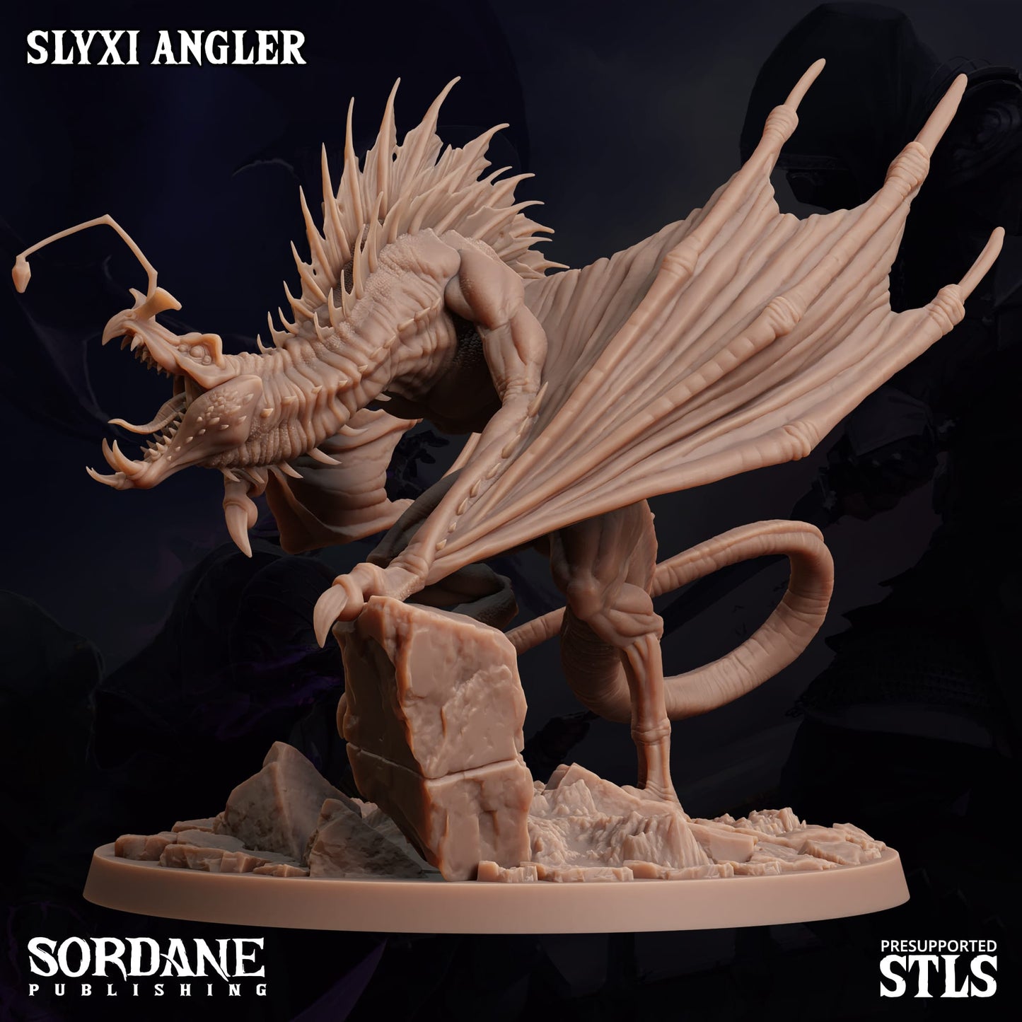 3D Printed Sordane Publishing Slyxi Angler 28 32mm D&D - 3D Printing Boss