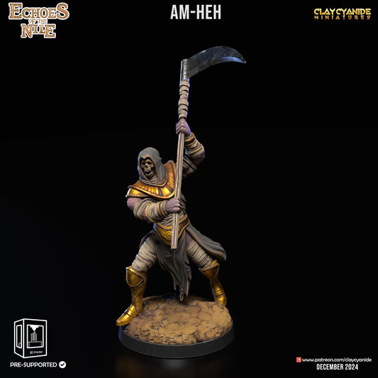 3D Printed Clay Cyanide Echoes of the Nile 28 32 mm D&D - 3D Printing Boss
