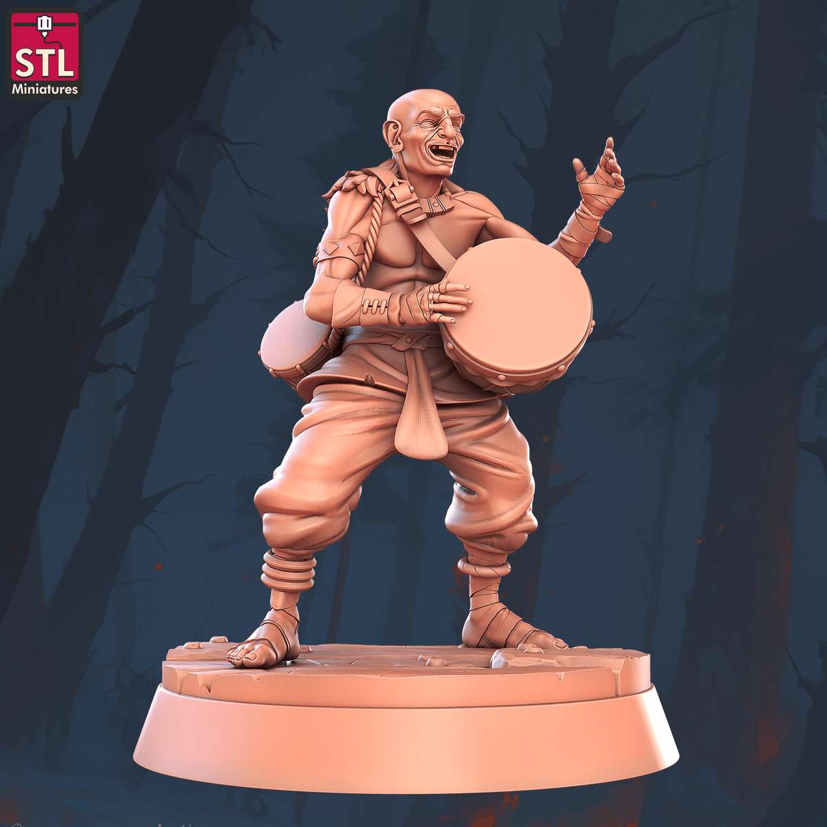 Charming Terrain 3D printed terrain (28mm) r58 music festival perscussionist a 1 3D Printed STL Minatures Music Festival 28mm 32mm