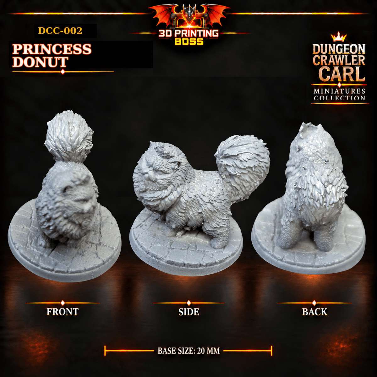 Fantastic Plants and Rocks Tabletop Terrain 3D Printed Dungeon Crawler Carl Miniature Collection Book One DCC-002 — Princess Donut 32mm