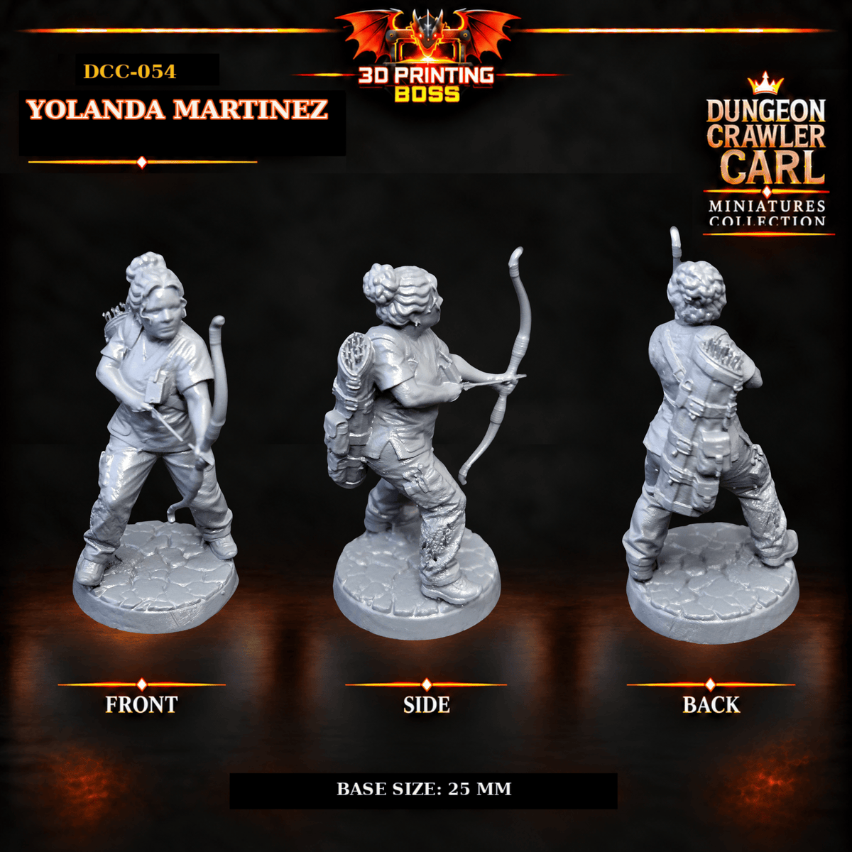 Fantastic Plants and Rocks Tabletop Terrain 3D Printed Dungeon Crawler Carl Miniature Collection Book One DCC-054 - Yolanda Martinez - 32mm