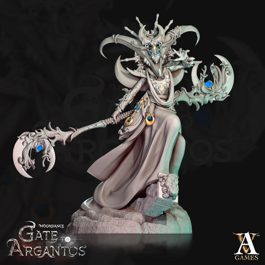 3D Printed Archvillain Games Mages of the Crescent Moondance - Gate to Argantos 28 32mm D&D - 3D Printing Boss