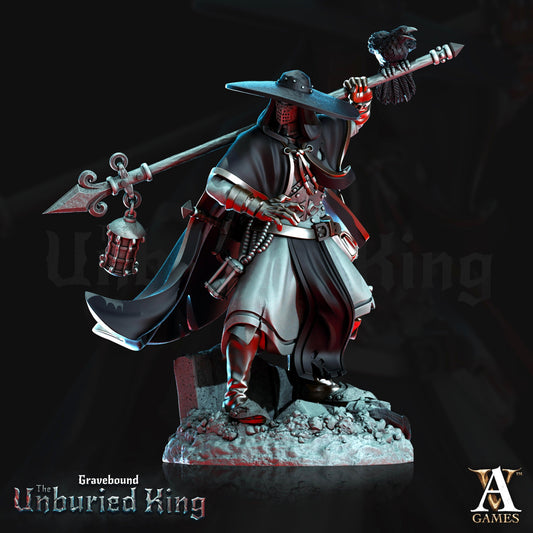3D Printed Archvillain Games Morituri - Gravebound The Unburied King 28 32mm D&D - 3D Printing Boss