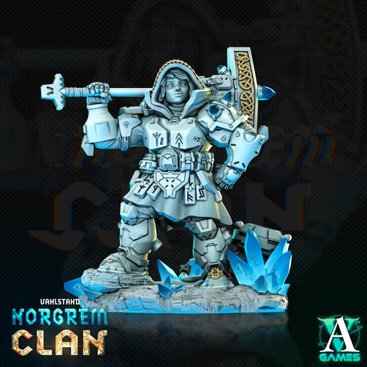 3D Printed Archvillain Games Norgrem Gemsourcers Vahlstahd - Norgrem Clan 28 32mm D&D - 3D Printing Boss