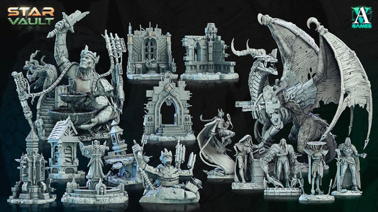 3D Printed Archvillain Games Taryne Wasteland Scavenger The Star Vault 28 32mm D&D - 3D Printing Boss