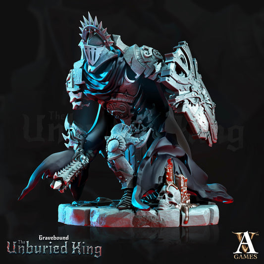 3D Printed Archvillain Games Tenebris Vessels - Gravebound The Unburied King 28 32mm D&D - 3D Printing Boss