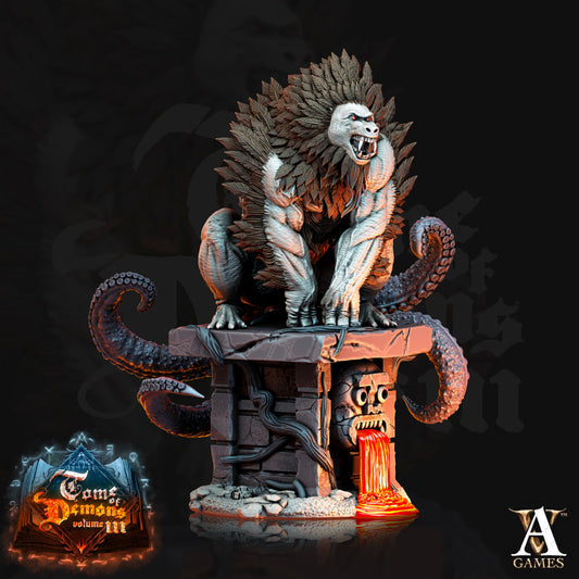 3D Printed Archvillain Games Teraton Shumba Tome of Demons 28 32mm D&D - 3D Printing Boss