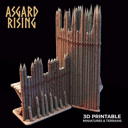 3D Printed Asgard Rising Defense Tower 28mm - 32mm Ragnarok D&D - 3D Printing Boss