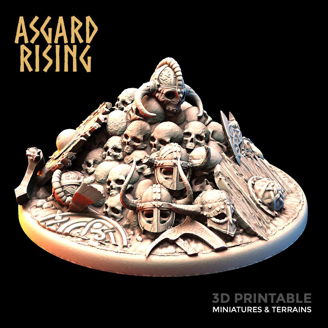 3D Printed Asgard Rising Pillar of Shame Marker 28mm-32mm Ragnarok D&D - 3D Printing Boss