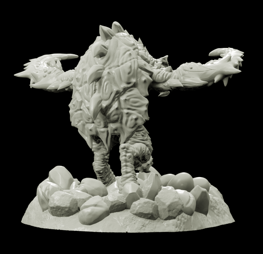 3D Printed Bestiary Vol. 4 Nafarrate - Corvolture Beast 32mm Ragnarok D&D - 3D Printing Boss