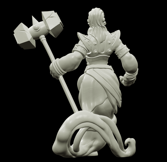 3D Printed Bestiary Vol. 4 Nafarrate - Earth Genie 32mm Ragnarok D&D - 3D Printing Boss