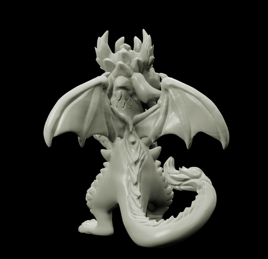 3D Printed Bestiary Vol. 4 Nafarrate - Fowur Draconic Ancestry 32mm Ragnarok D&D - 3D Printing Boss