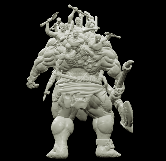3D Printed Bestiary Vol. 4 Nafarrate - Hecatoncheires Giant 32mm Ragnarok D&D - 3D Printing Boss