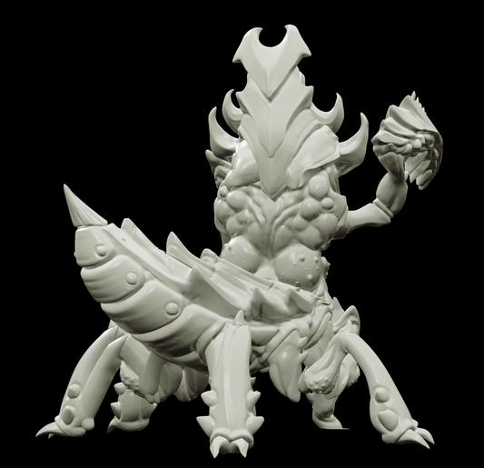 3D Printed Bestiary Vol. 4 Nafarrate - Khepri Demon Fiend 32mm Ragnarok D&D - 3D Printing Boss