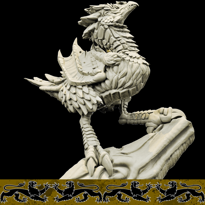 3D Printed Bestiary Vol. 4 Nafarrate - Meccury Bird 32mm Ragnarok D&D - 3D Printing Boss