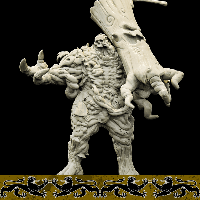 3D Printed Bestiary Vol. 4 Nafarrate - Serrath Shambling Mound 32mm Ragnarok D&D - 3D Printing Boss