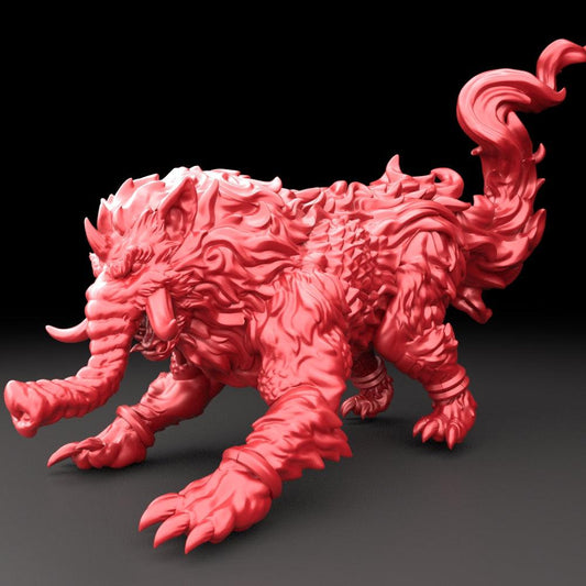 3D Printed Bestiary Vol. 5 Nafarrate - Baku 32mm Ragnarok D&D - 3D Printing Boss