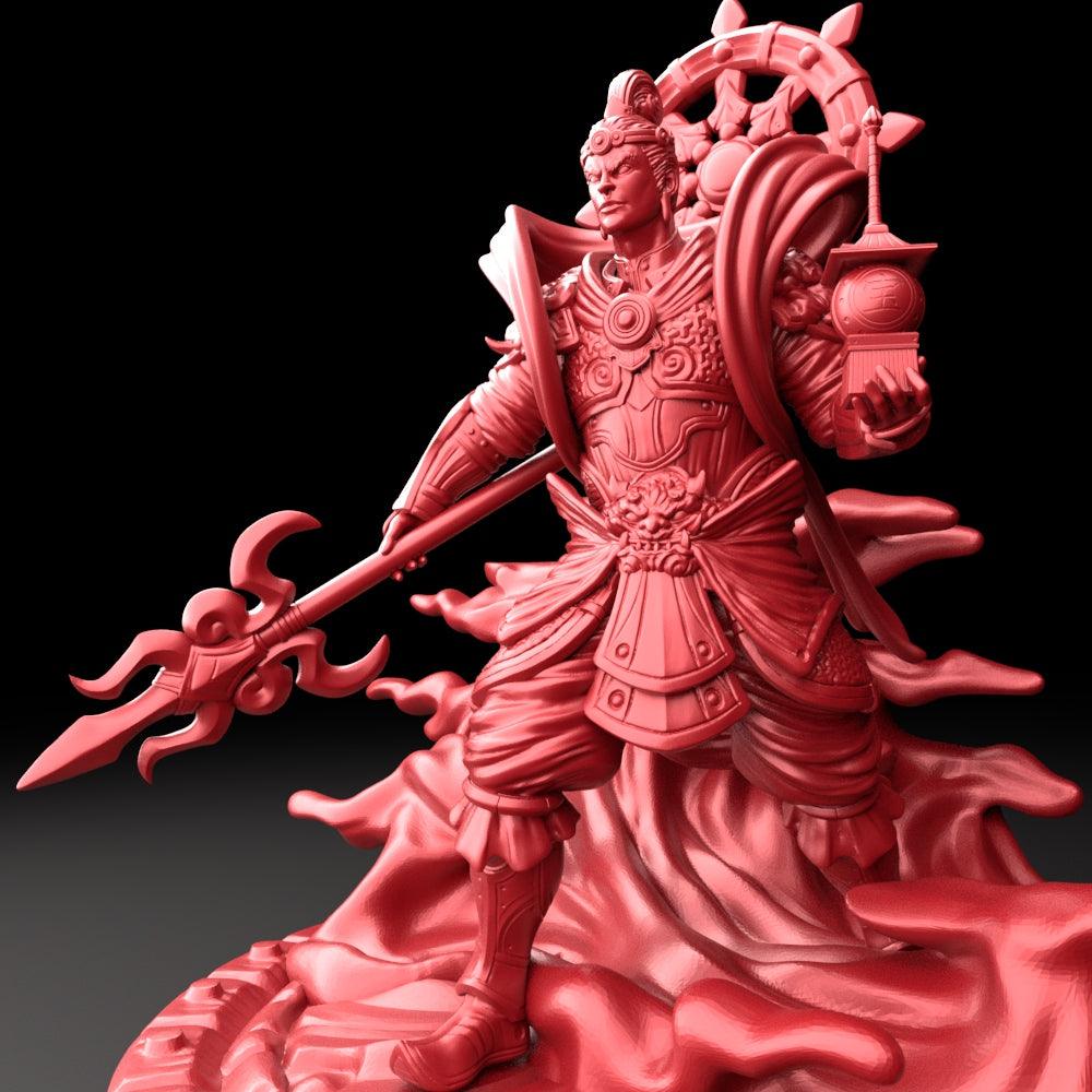 3D Printed Bestiary Vol. 5 Nafarrate - Bishamonten 32mm Ragnarok D&D - 3D Printing Boss