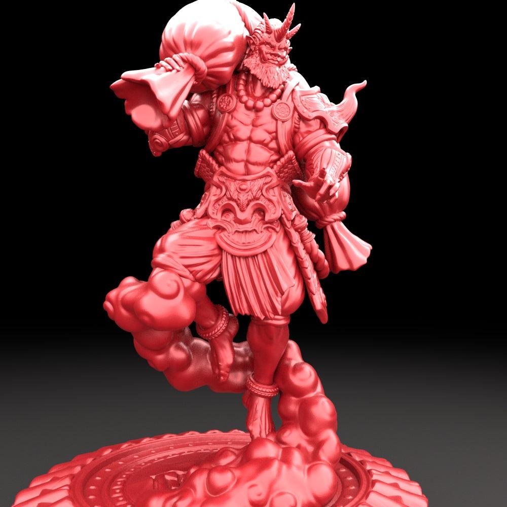 3D Printed Bestiary Vol. 5 Nafarrate Fujin - 32mm Ragnarok D&D - 3D Printing Boss