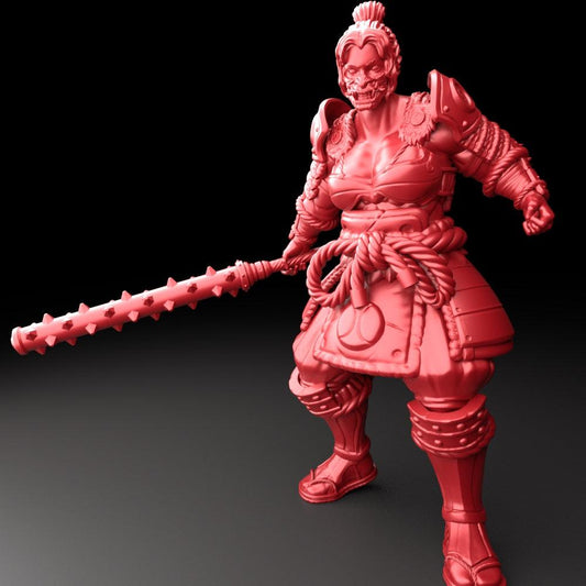 3D Printed Bestiary Vol. 5 Nafarrate - Raider Samurai 32mm Ragnarok D&D - 3D Printing Boss