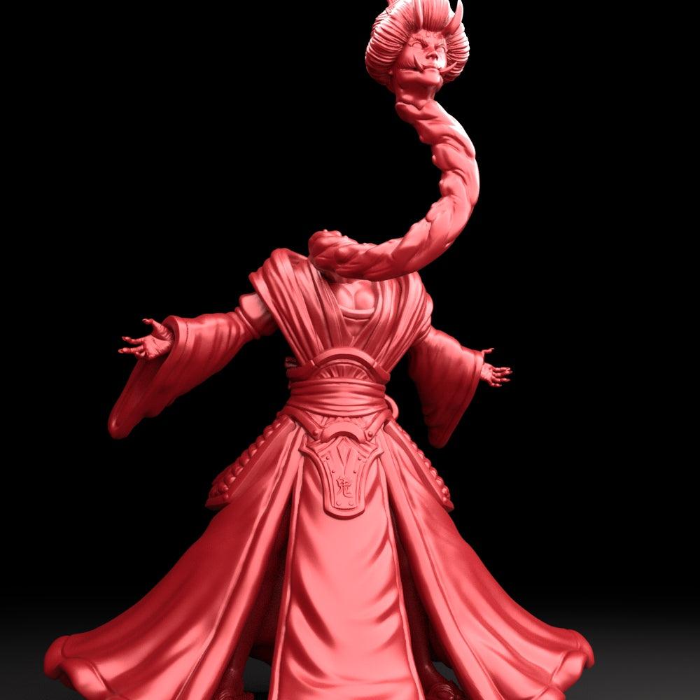 3D Printed Bestiary Vol. 5 Nafarrate - Rokurokubi 32mm Ragnarok D&D - 3D Printing Boss