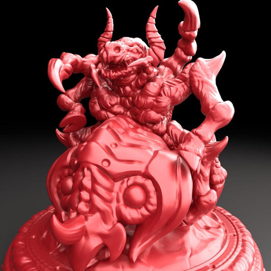 3D Printed Bestiary Vol. 5 Nafarrate - Ushi Oni 32mm Ragnarok D&D - 3D Printing Boss