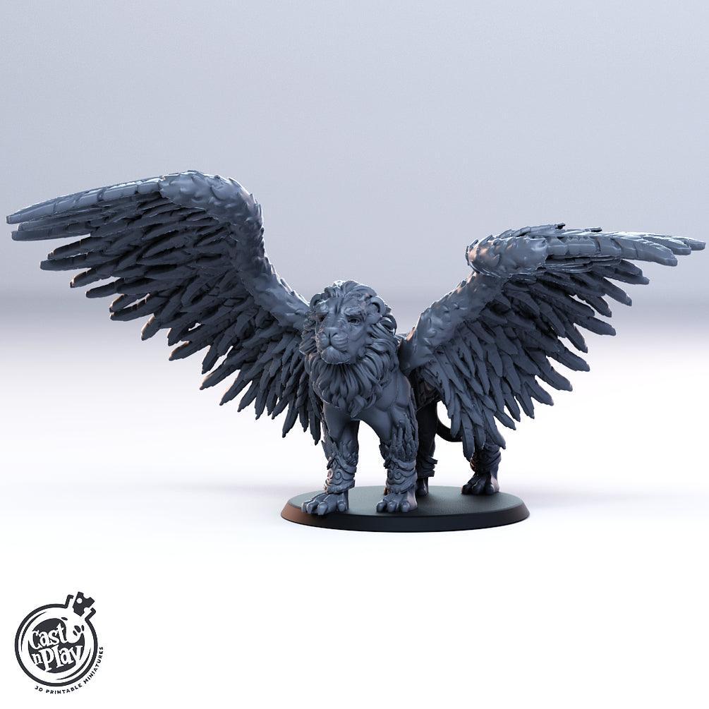 3D Printed Cast n Play Celestial Beast 28mm 32mm D&D - 3D Printing Boss