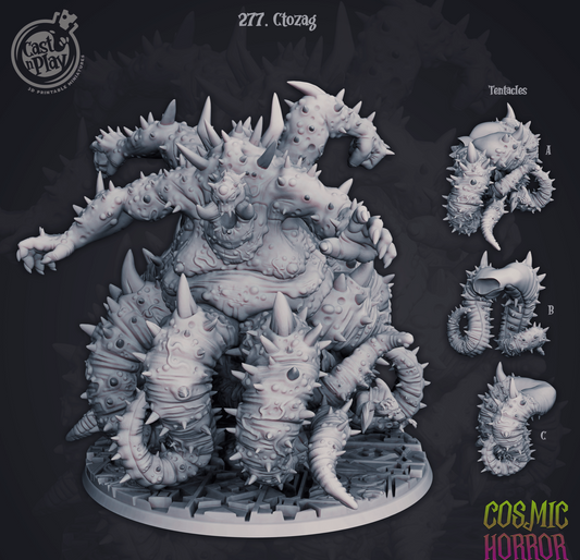 3D Printed Cast n Play Ctozag Cosmic Horrors 28mm 32mm D&D - 3D Printing Boss